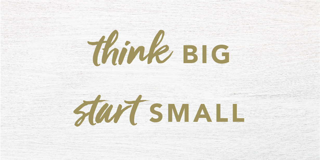 Think Big Start Small